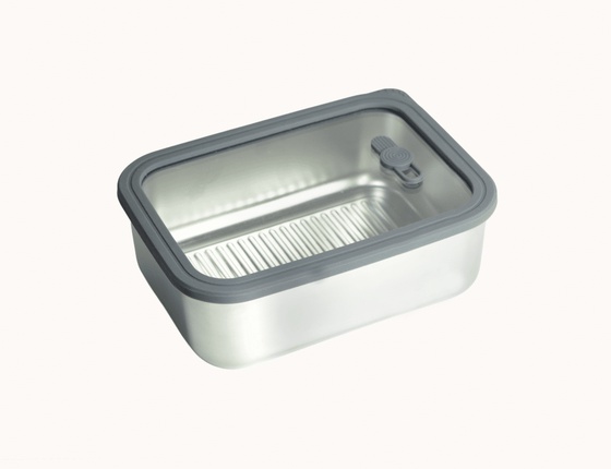 Boîte inox micro ondes Foody - Gaspajoe - 1300 ml