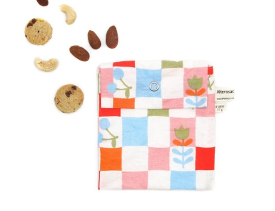 Pochette à goûter - carreaux