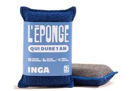 Éponge lavable Inga bleue