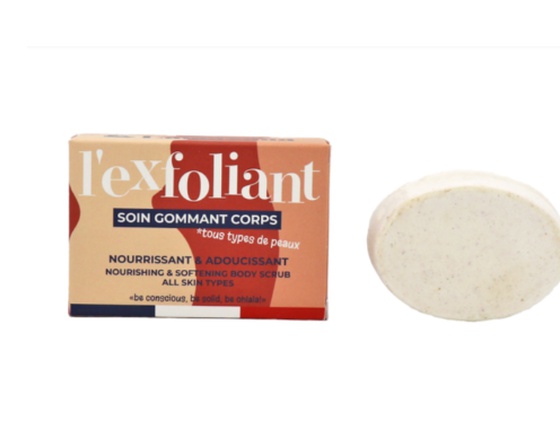 Soin gommant solide pour le corps Lamazuna