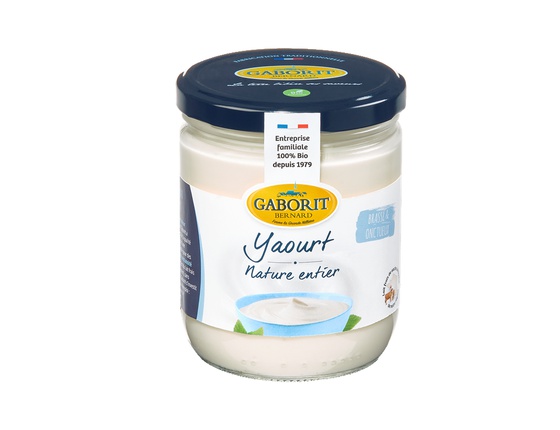 Yaourt nature entier bio & local - 400g