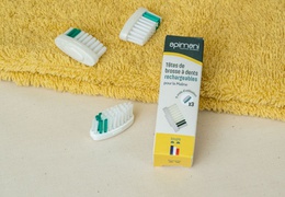 Recharge de 3 têtes de brosse à dents Apimani - poils souples