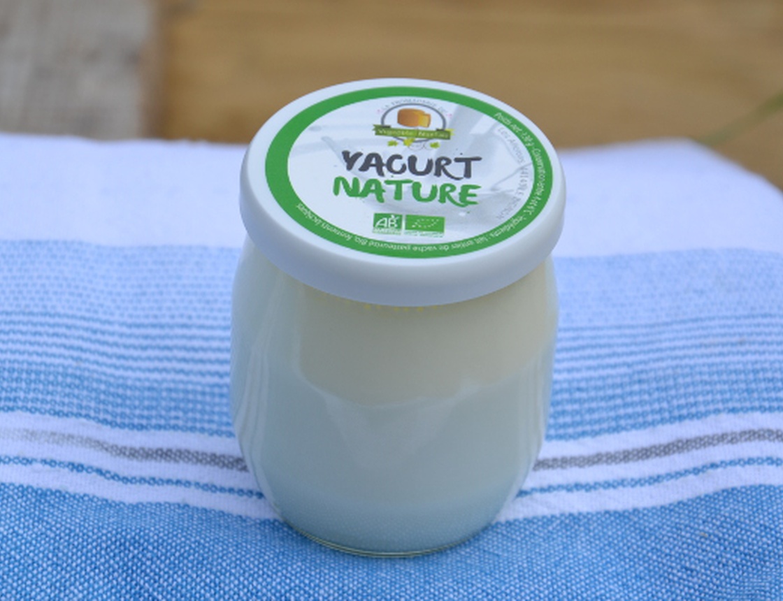Yaourt nature au lait de vache bio & local Ô Bocal Boutique sans emballage jetable bio vrac