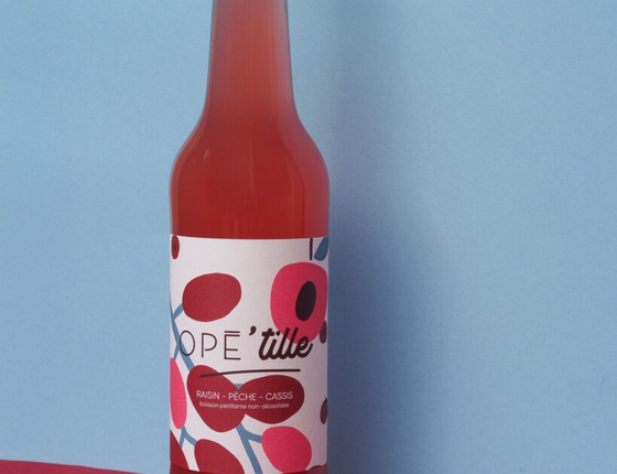 Boisson Opé'tille bio Raisin, Pêche de vigne & Cassis 33cl