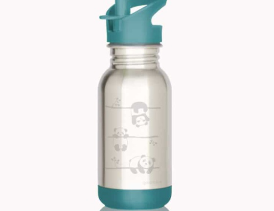 Bouteille inox enfant Gaspajoe 400ml - pandas