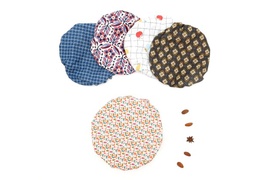 Couvre-plat en coton enduit - taille M