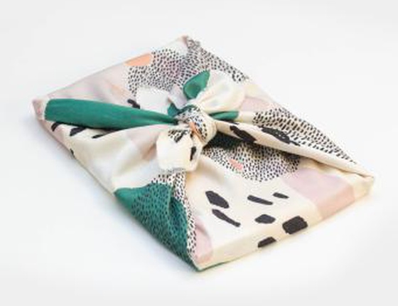Furoshiki emballage cadeau réutilisable motif Mantra