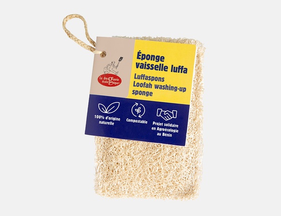 Eponge vaisselle en luffa