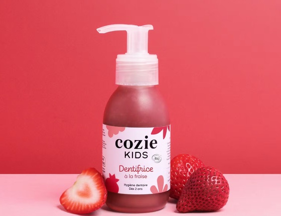 Dentifrice Cozie enfants à la fraise avec fluor