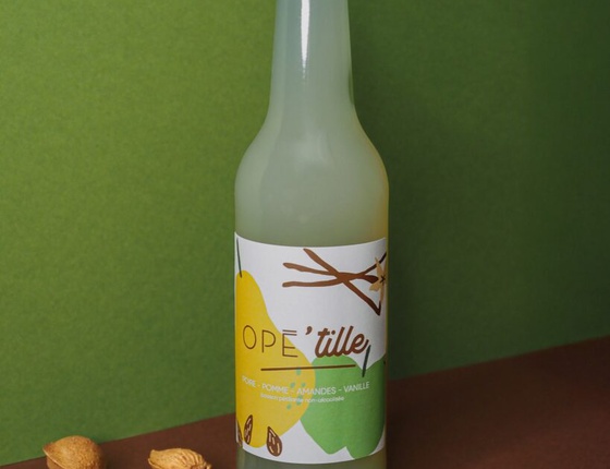 Boisson Opé'tille bio Pomme-Poire & Amandes-Vanille 33cl