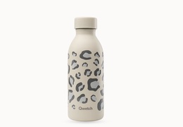 Bouteille isotherme Icon Qwetch 500 ml - léopard beige