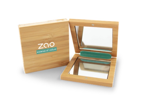 Miroir de poche en bambou - Zao Make Up