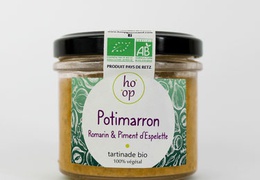 Tartinade bio & locale 100% végétale "Potimarron & romarin"