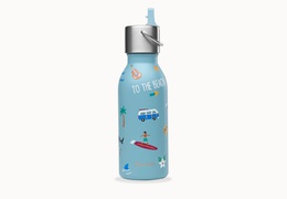 Bouteille isotherme enfant Qwetch 350 ml -  bleue