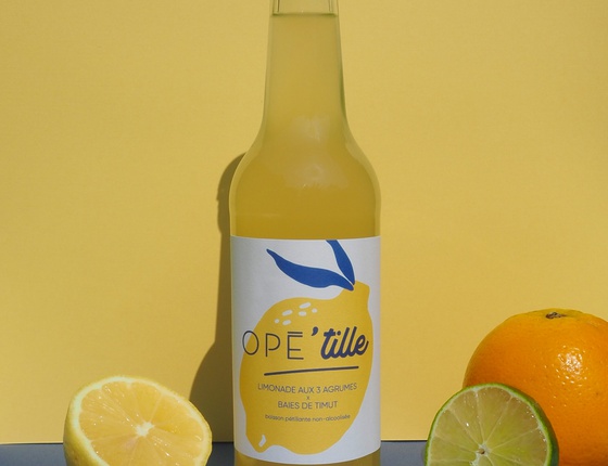 Boisson Opé'tille bio 3 Agrumes & Baies de Timut 33cl