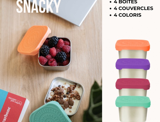 Boîte inox Snacky - Gaspajoe - 180 ml