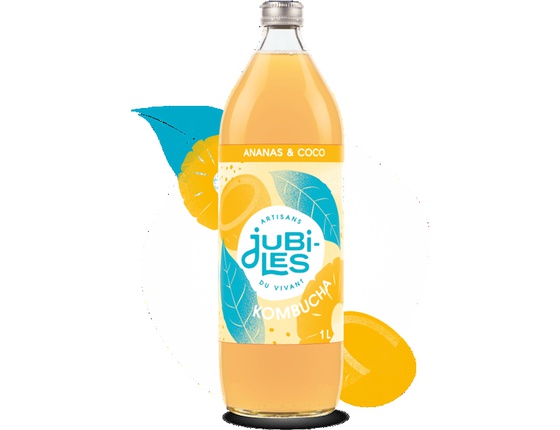 Kombucha bio ananas & coco 1L