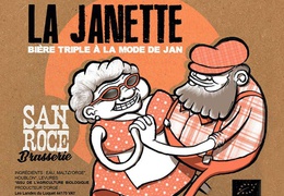 Bière Brasserie San Roce triple "La Janette" orange triple 75cl bio & locale