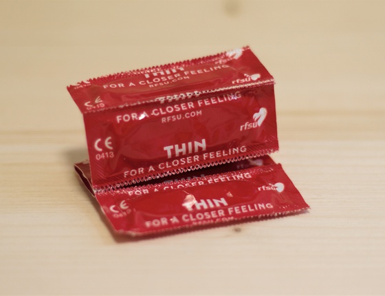 Lot de 5 préservatifs extra-fins en latex naturel