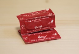 Lot de 5 préservatifs extra-fins en latex naturel