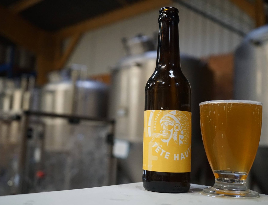 Bière Brasserie Tête Haute blonde "Pale Ale" 75cl bio & locale Ô