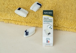 Recharge de 3 têtes de brosse à dents Apimani - poils médiums