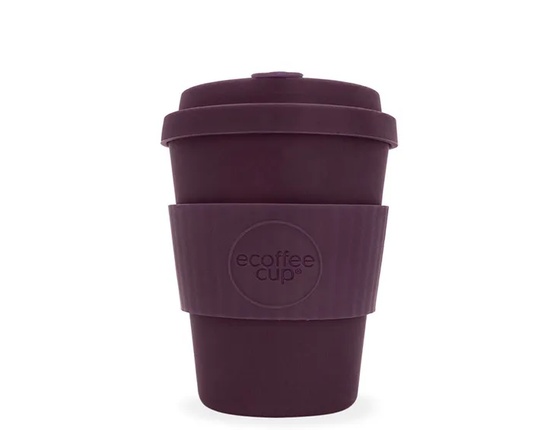 Tasse à café en bambou 400 ml violet