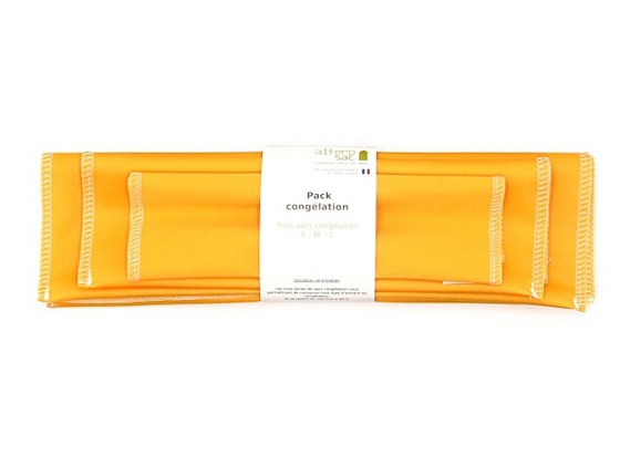 Sac congélation - lot de 3 jaune