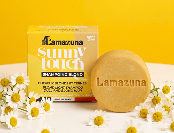 Shampooing solide Lamazuna pour cheveux blonds