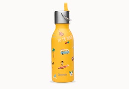 Bouteille isotherme enfant Qwetch 350 ml - jaune