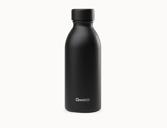 Bouteille isotherme Icon Qwetch 500 ml - noir