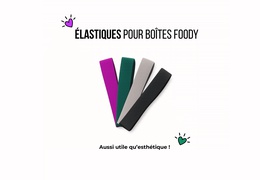 Boîte inox micro ondes Foody - Gaspajoe - élastique de maintien