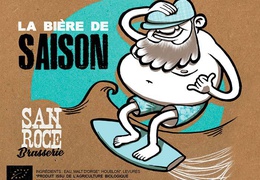 Bière Brasserie San Roce "de saison" 75cl bio & local