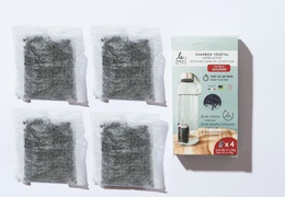 Charbons nomades compostables pour gourdes - lot de 4